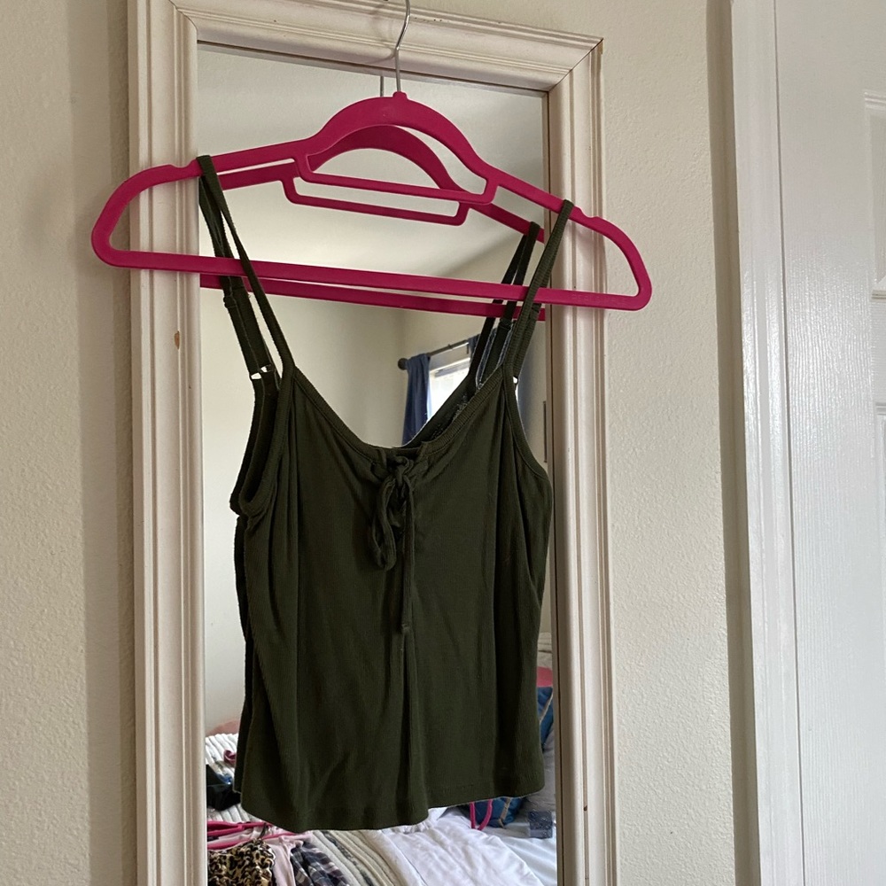 Olive green tank